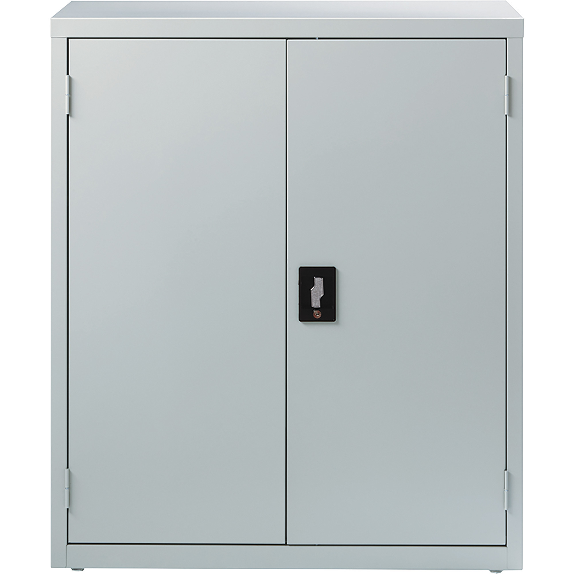 Hirsh Multipurpose 2-Shelf Steel Storage Cabinet, Light Gray, 36in.W x 18in.D x 42in.H, Model# 22003